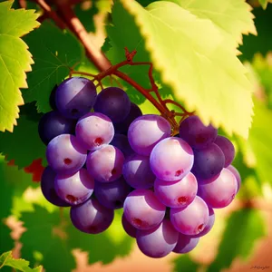 Autumn Harvest: Juicy Organic Grapes