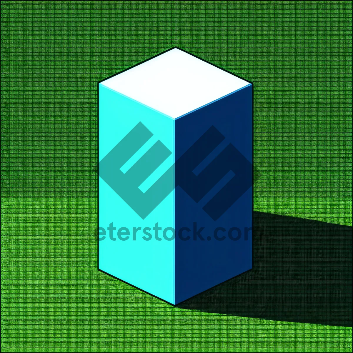Picture of Blank 3D Paper Box Icon