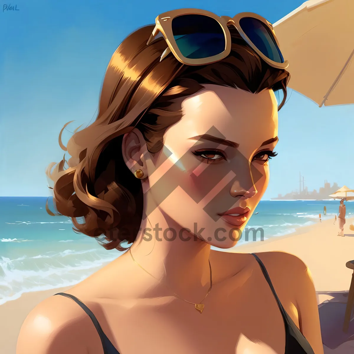 Picture of Beach Babe: Tropical Getaway with Sexy Sunglasses