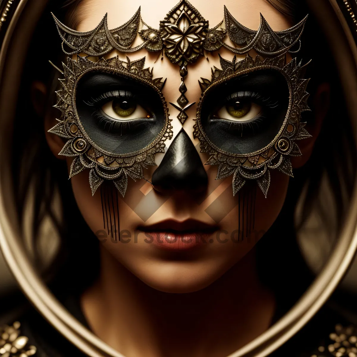 Picture of Seductive Venetian Masked Beauty