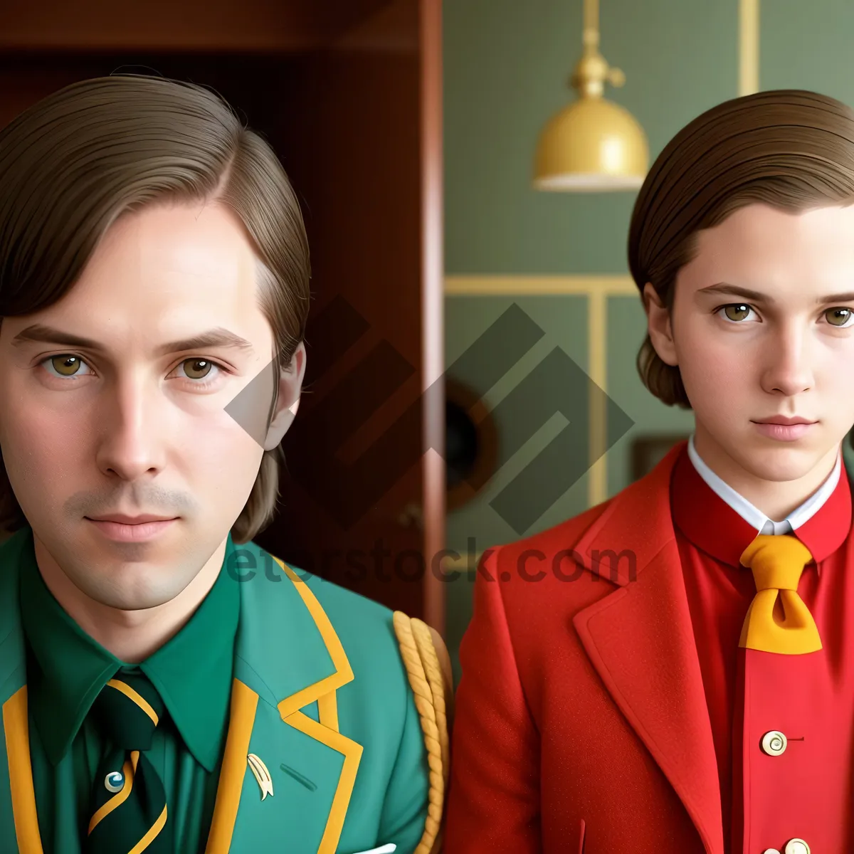 Picture of Smiling Businessman in Professional Suit - Symbol of Success