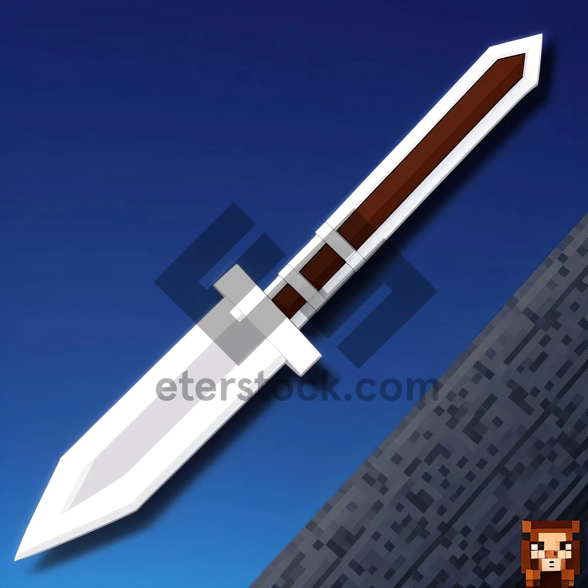 Picture of Dynamic 3D Shuttlecock Business Symbol Sign