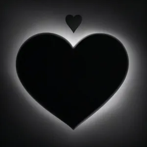 Love Icon Gem - Heart-shaped Art Design