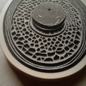 Circular Trivet Base with Patterned Support Hole