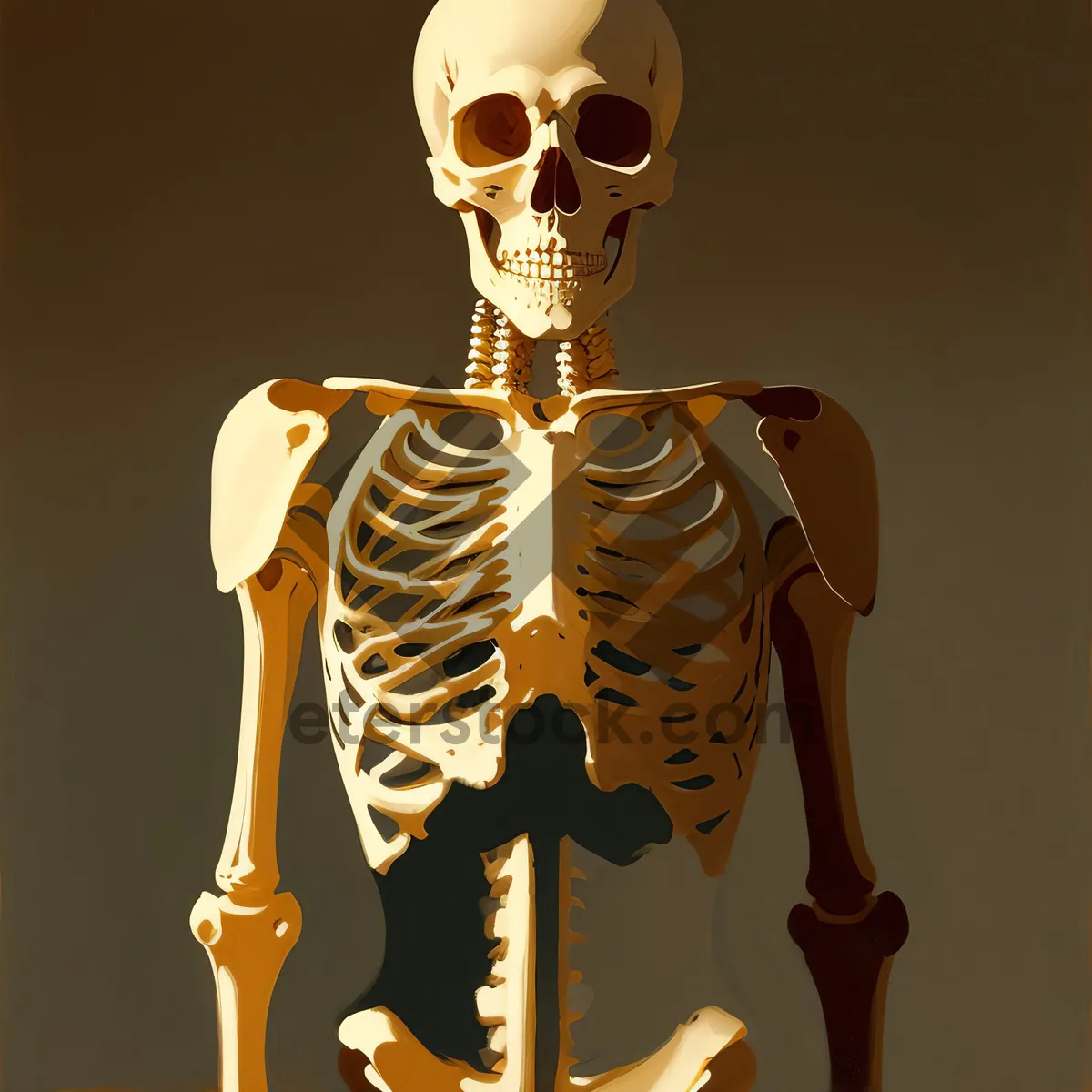 Picture of Anatomical Skeleton - Human Body Bones