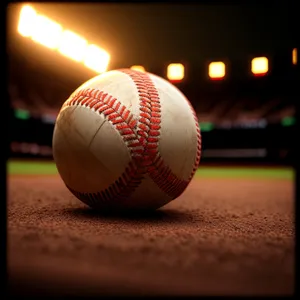 Baseball Glove and Ball on Green Grass