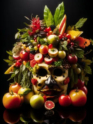 Merry Winter Celebration: Festive Fruit Bouquet