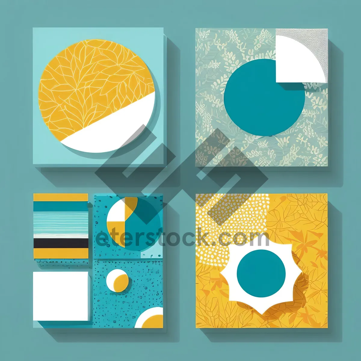 Picture of Stationery Set: Letterhead, Paper, and Icon Design