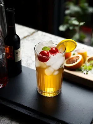 Refreshing Fruit Cocktail with a Twist