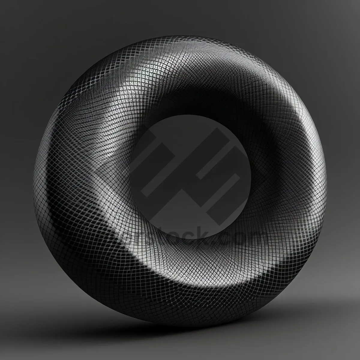 Picture of Modern Black Circle Speaker Graphic