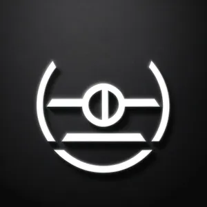 Modern Annual Black Button Icon