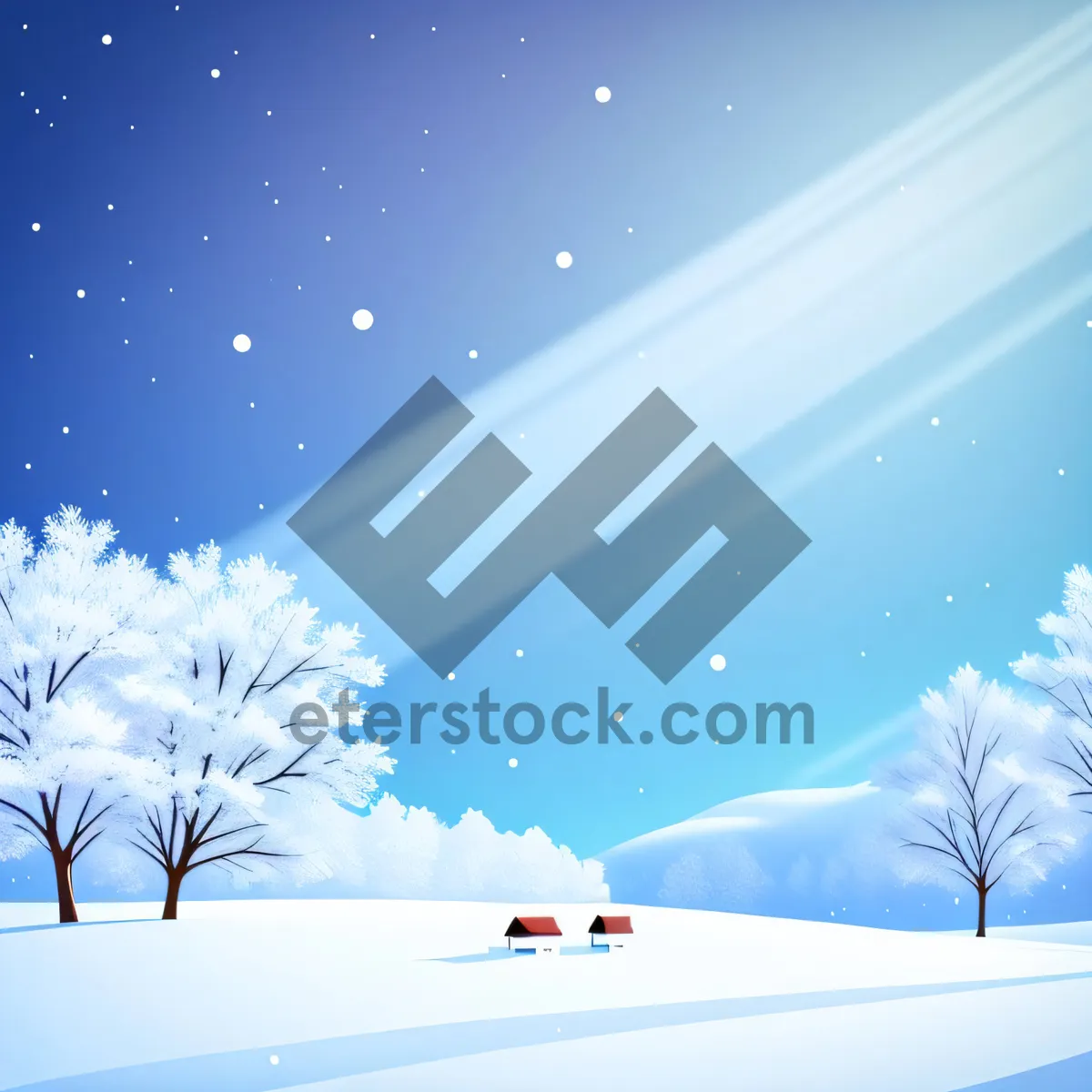 Picture of Sparkling Snowman Winter Wonderland