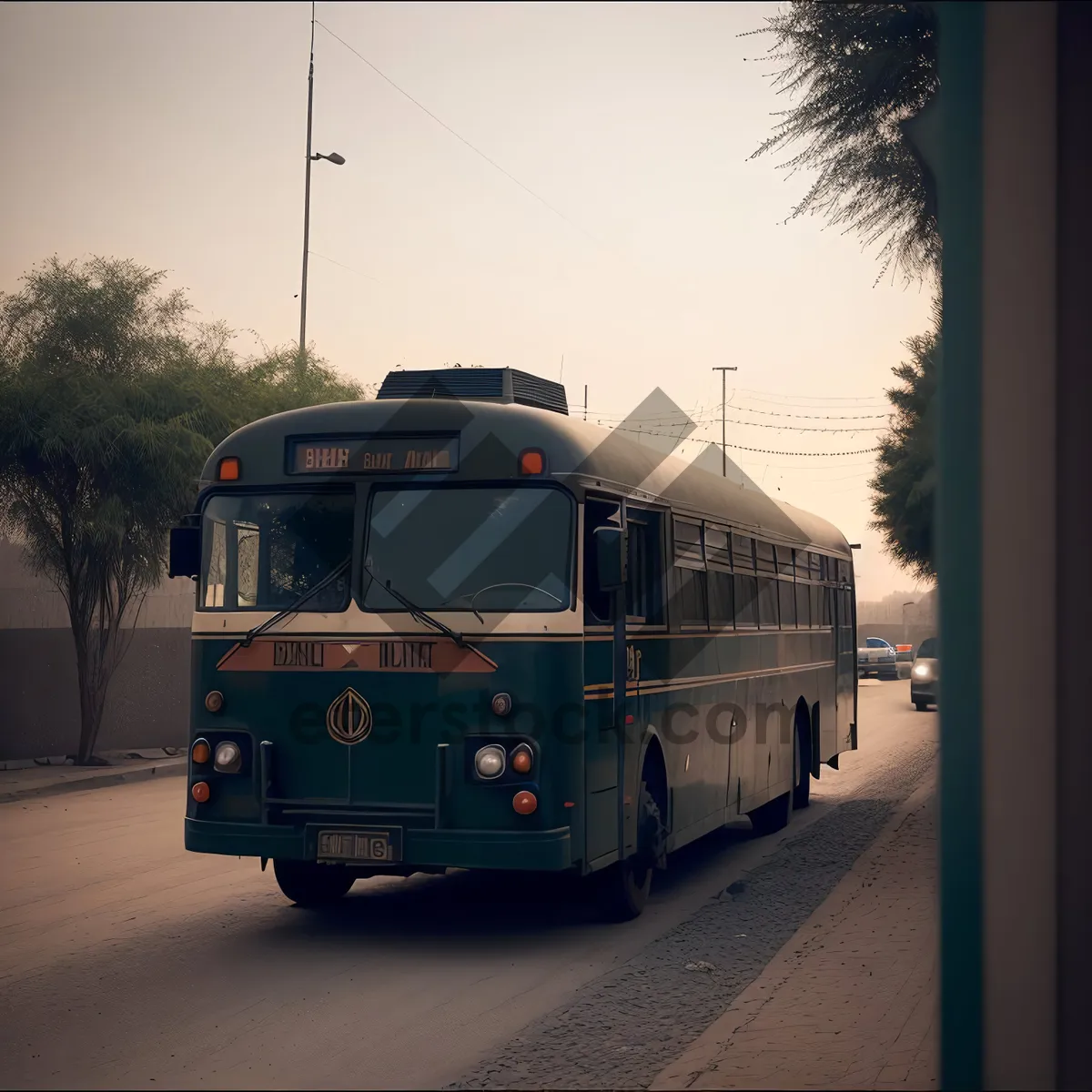 Picture of City Streetcar at Railway Station