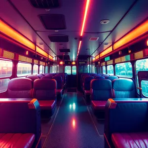 Fast Urban Transport Blur: Nighttime Light Trails