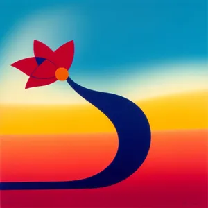 Breezy Symbolic Design Sign Blowing Icon