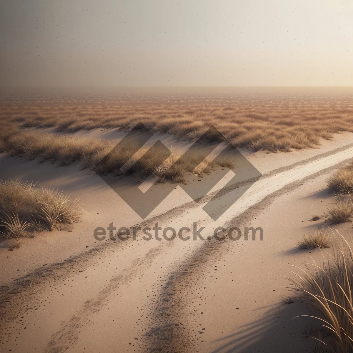 Picture of Dazzling Dunes and Serene Seascape