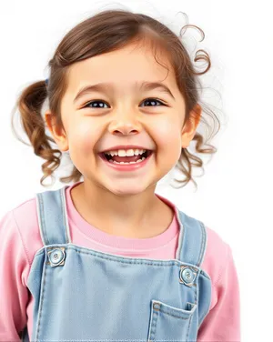 Fashion model with attractive smile and cute eyes.