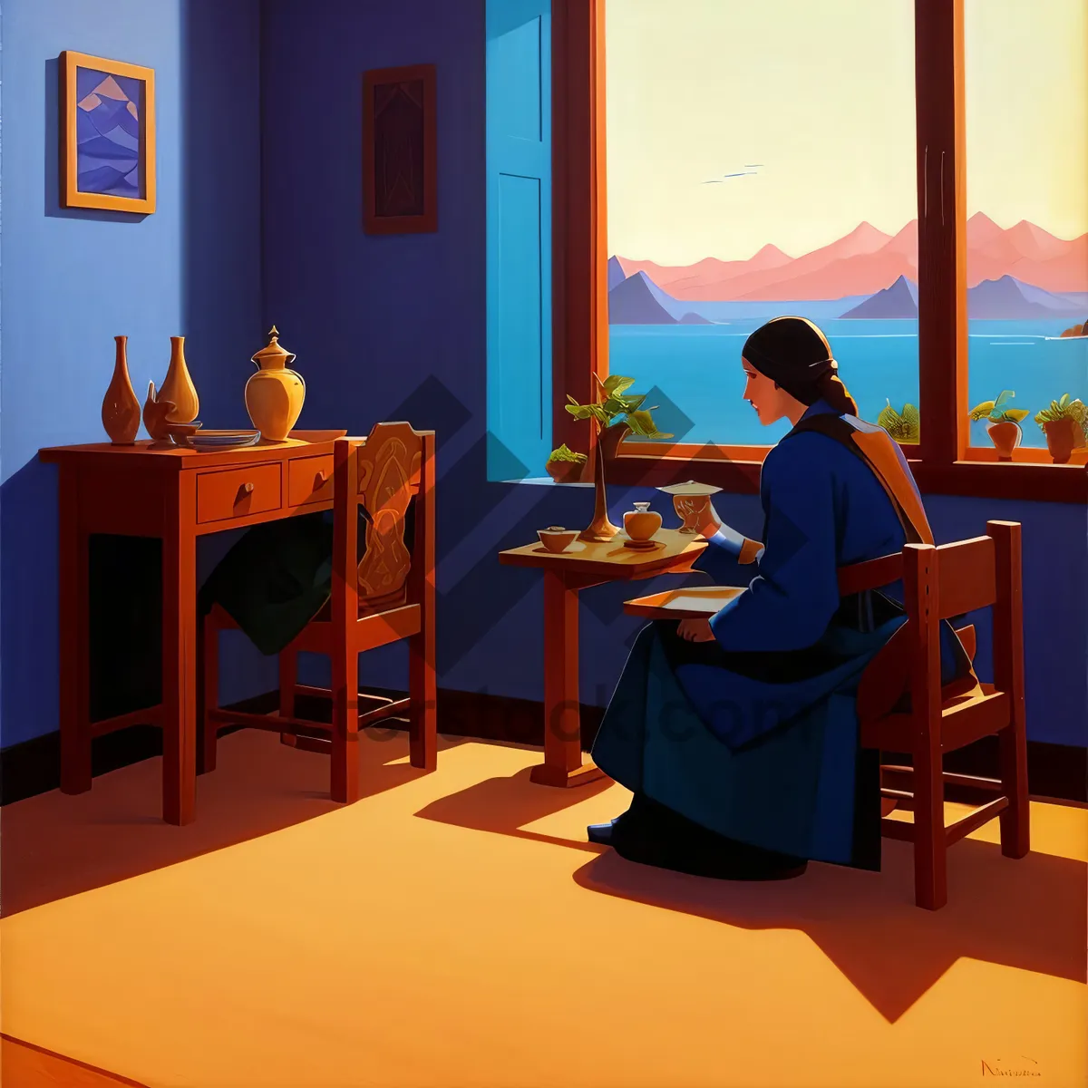 Picture of Group of people studying in a classroom