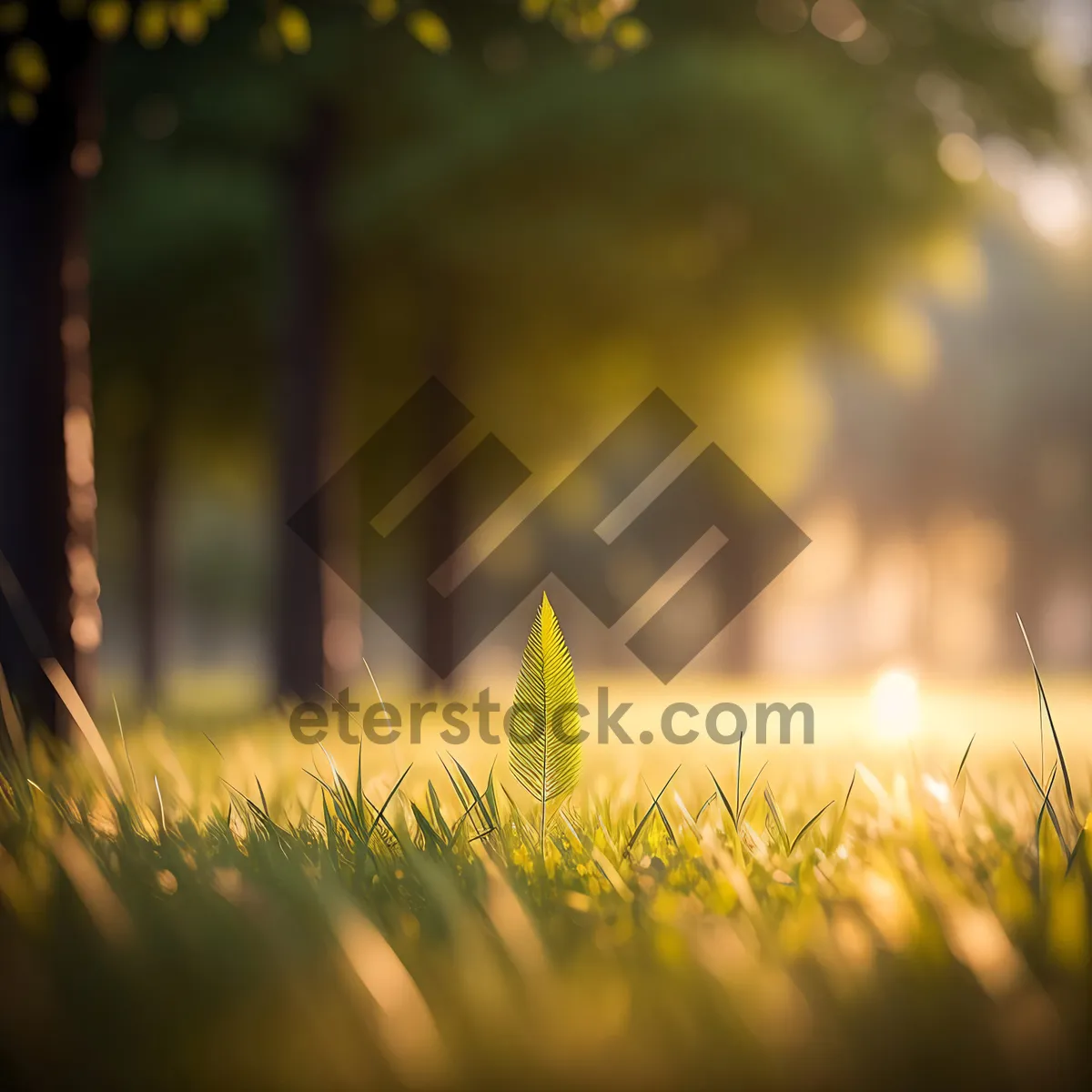 Picture of Golden Wheat Field Under Sunny Sky