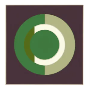 Shiny 3D Circle Symbol