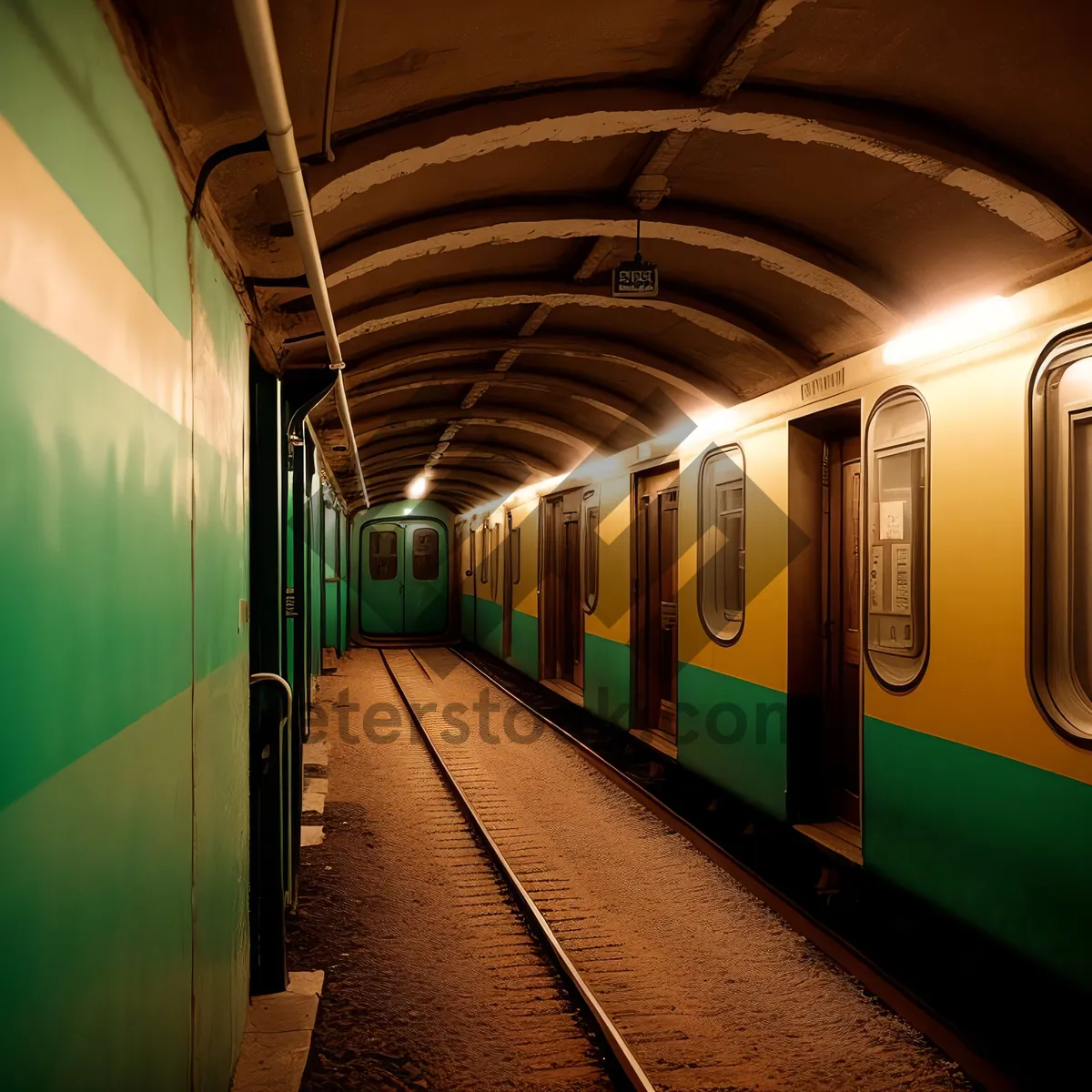 Picture of Urban Subway Terminal in Modern City