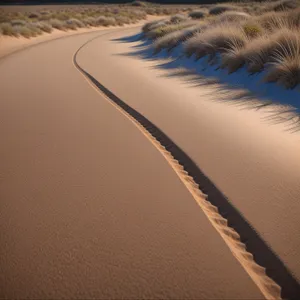 Serene Desert Dunes at Sunset