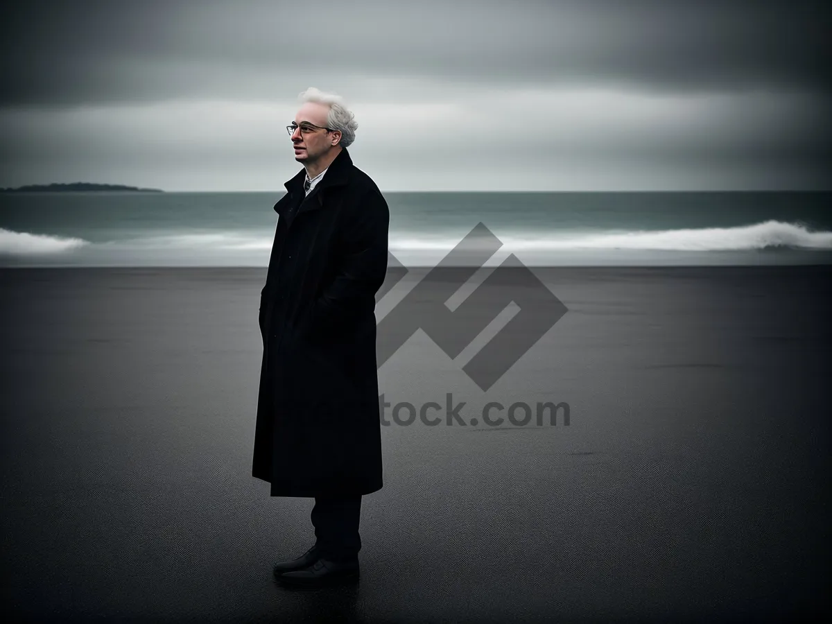 Picture of Smiling Businessman at Corporate Office Meeting