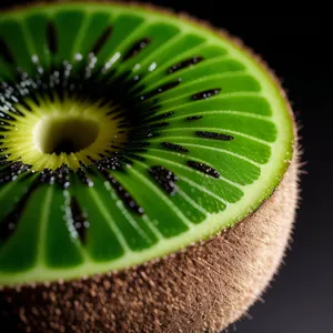 Freshly Sliced Kiwi - Juicy, Ripe Tropical Fruit