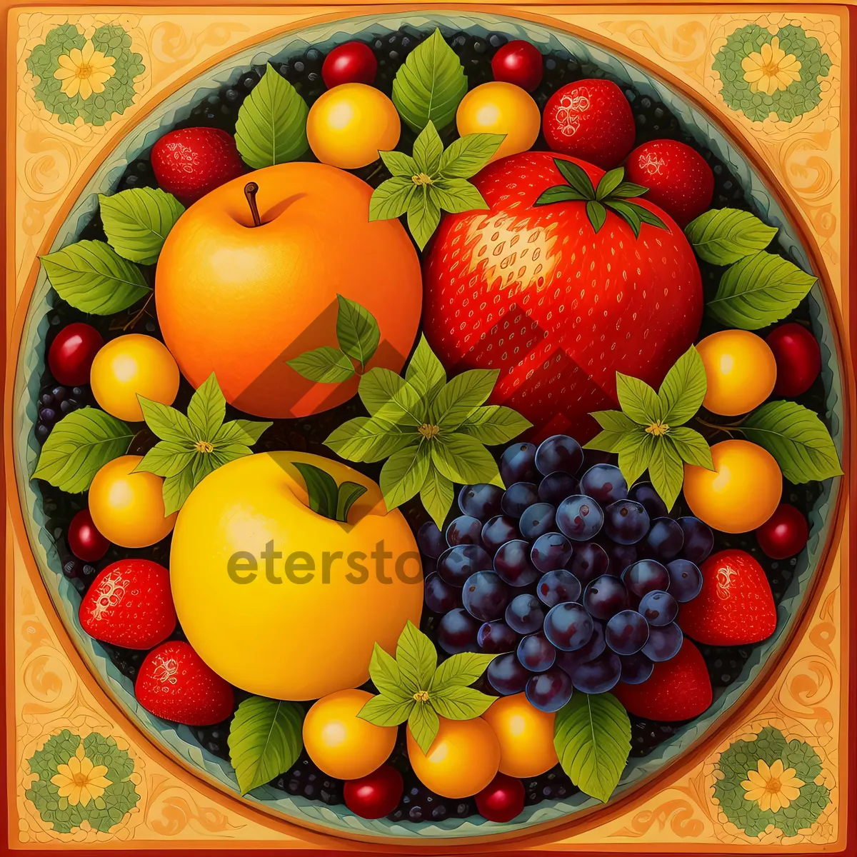 Picture of Vibrant Fresh Citrus Fruits for Nutritious Snacking