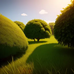 Golden Harvest on Rural Farmland