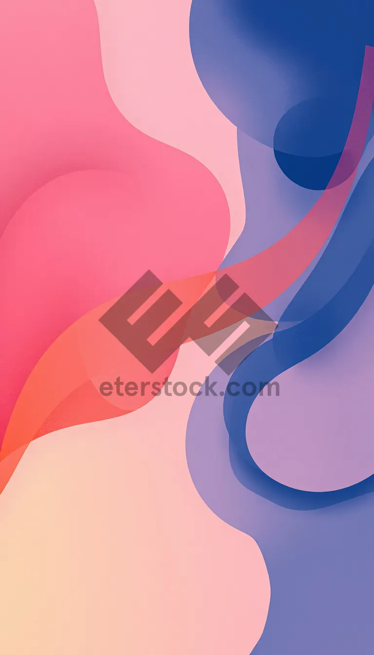 Picture of Colorful modern graphic wave design pattern
