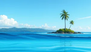 Tropical Paradise Beach Vacation Relaxation Landscape