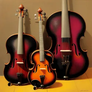 Melodic String Symphony: A Harmonious Collection of Instruments