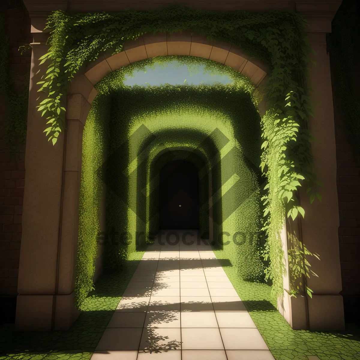 Picture of Medieval Stone Archway of Historic Church Entrance