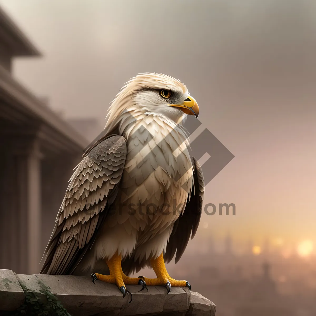 Picture of Majestic Bald Eagle in Flight: The Ultimate Predator