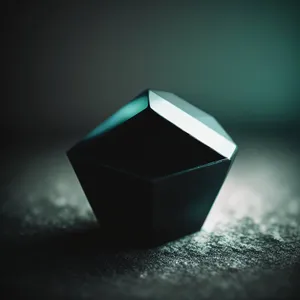 Solid 3D Glass Box Icon