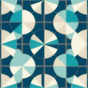 Colorful geometric mosaic tile design for modern wallpaper-artistic backdrop.