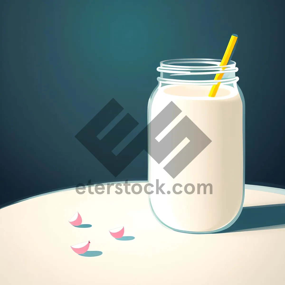 Picture of Refreshing Glass of Spilled Milk Conserve