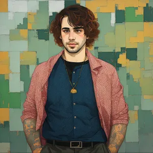 Smiling brunette businesswoman portrait