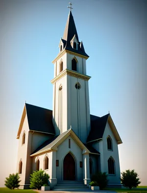 Old Monastery Bell Tower in Historic Cathedral City