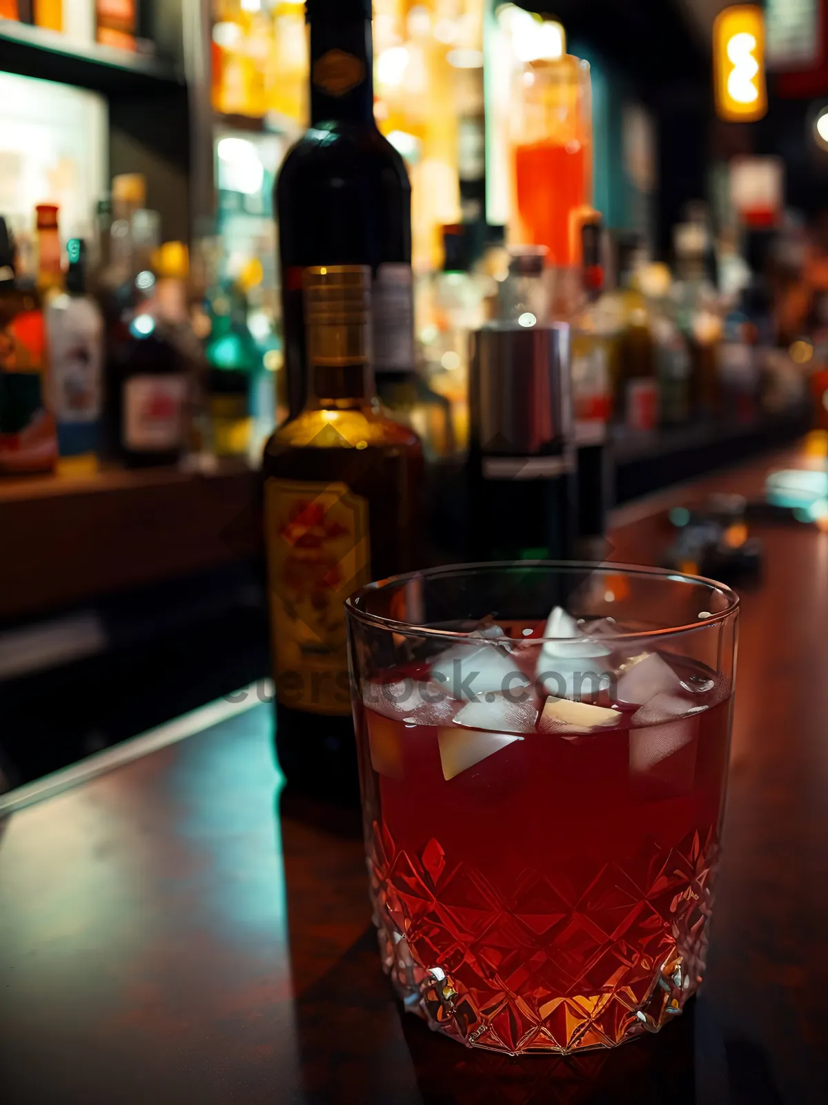 Picture of Cheers to the Night: Sparkling Celebration in a Martini Glass