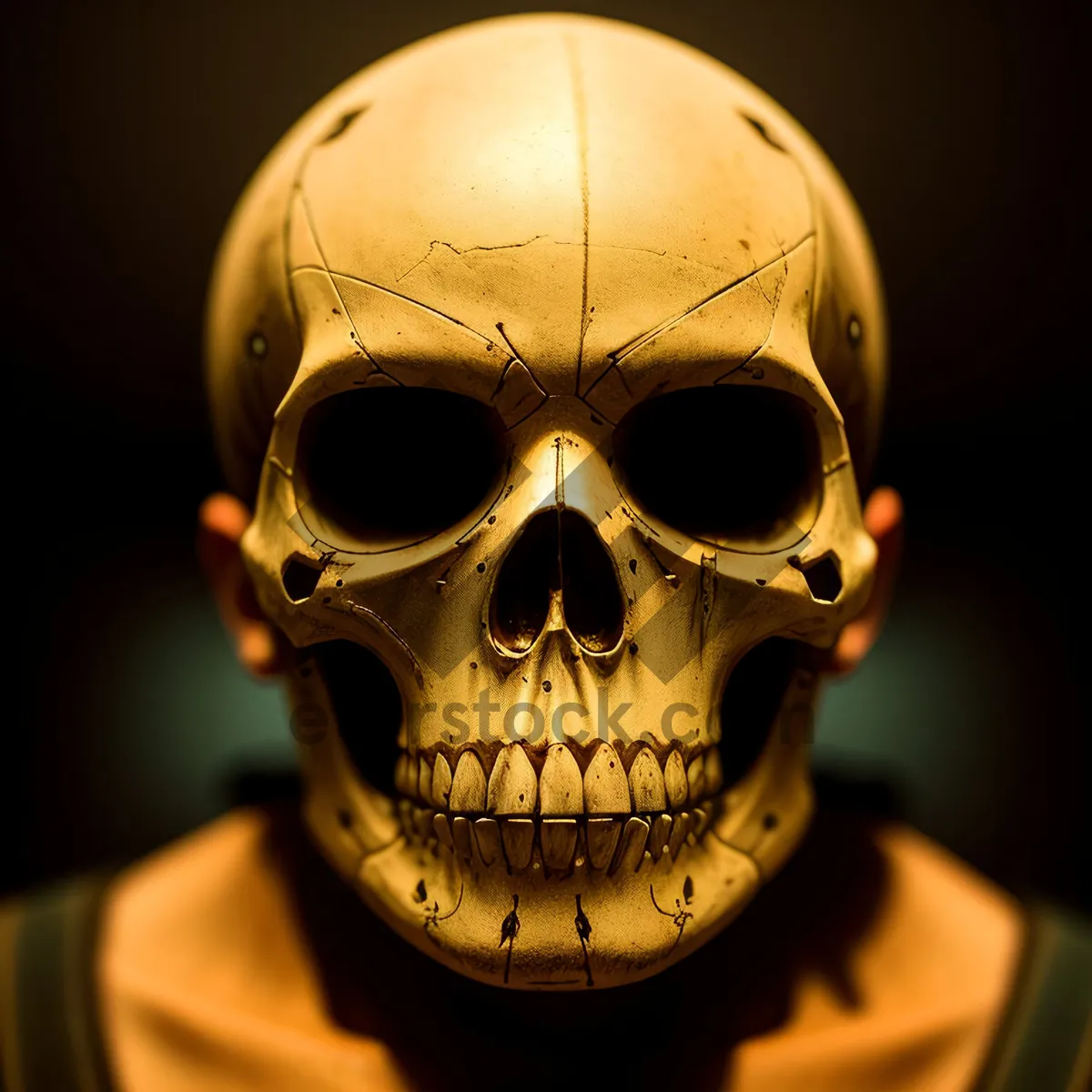 Picture of Spooky Skull Mask with Poison Covering