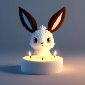Cute Bunny with Easter Egg: A Funny Cartoon Rabbit