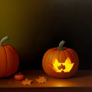 Spooky Autumn Jack-O'-Lantern Decoration