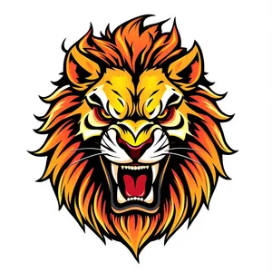 Cartoon graphic symbol design icon for heraldry
