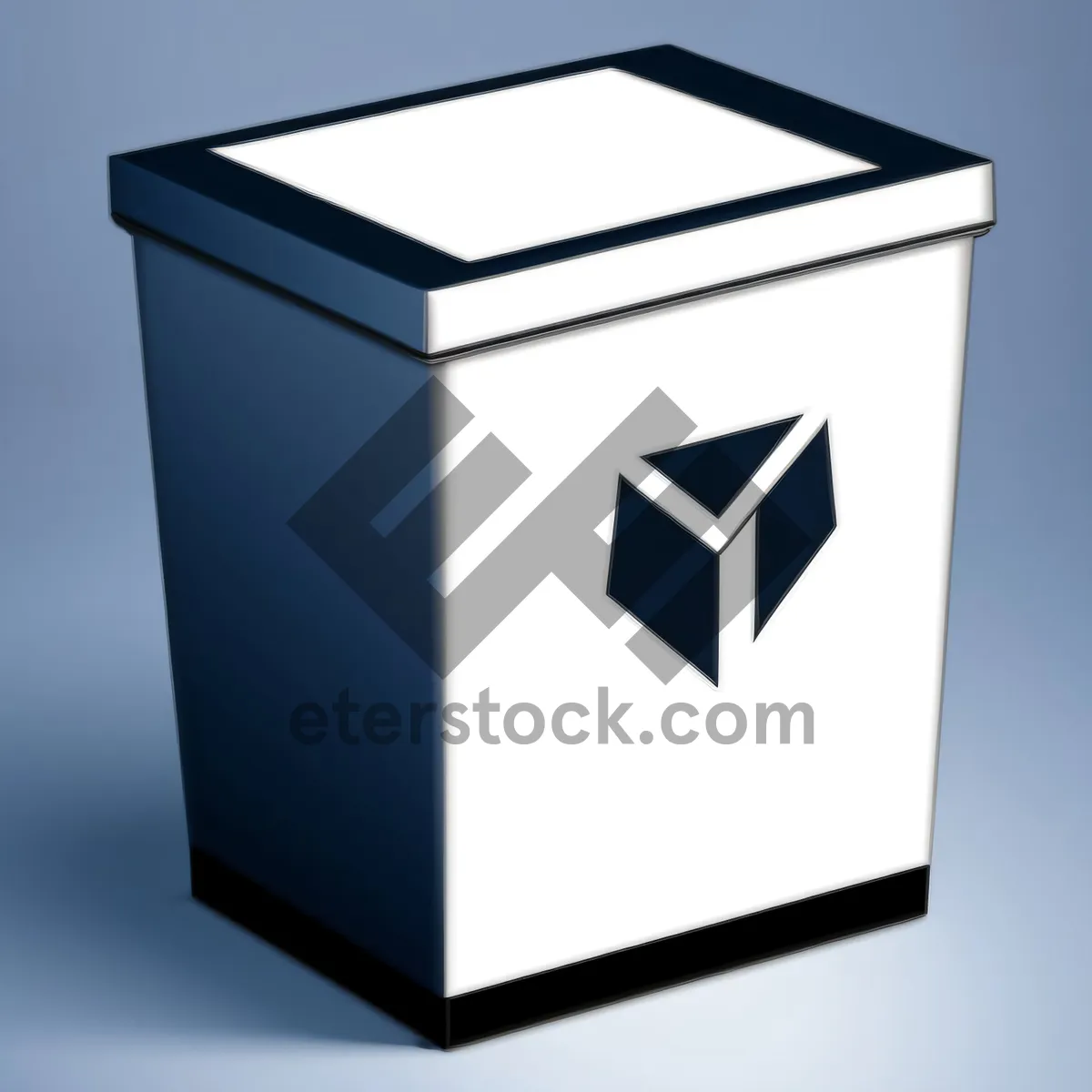 Picture of Cardboard Cube Container Packaging Icon