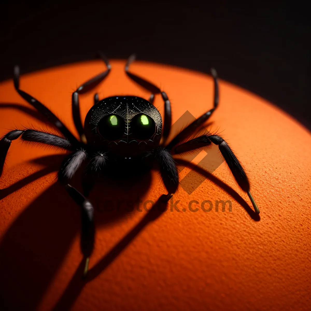 Picture of Close-up of Black Widow Spider - Detailed Arachnid Wildlife Image