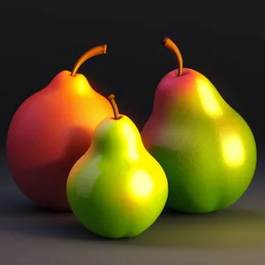 Fresh Yellow Apple, A Healthy and Ripe Fruit