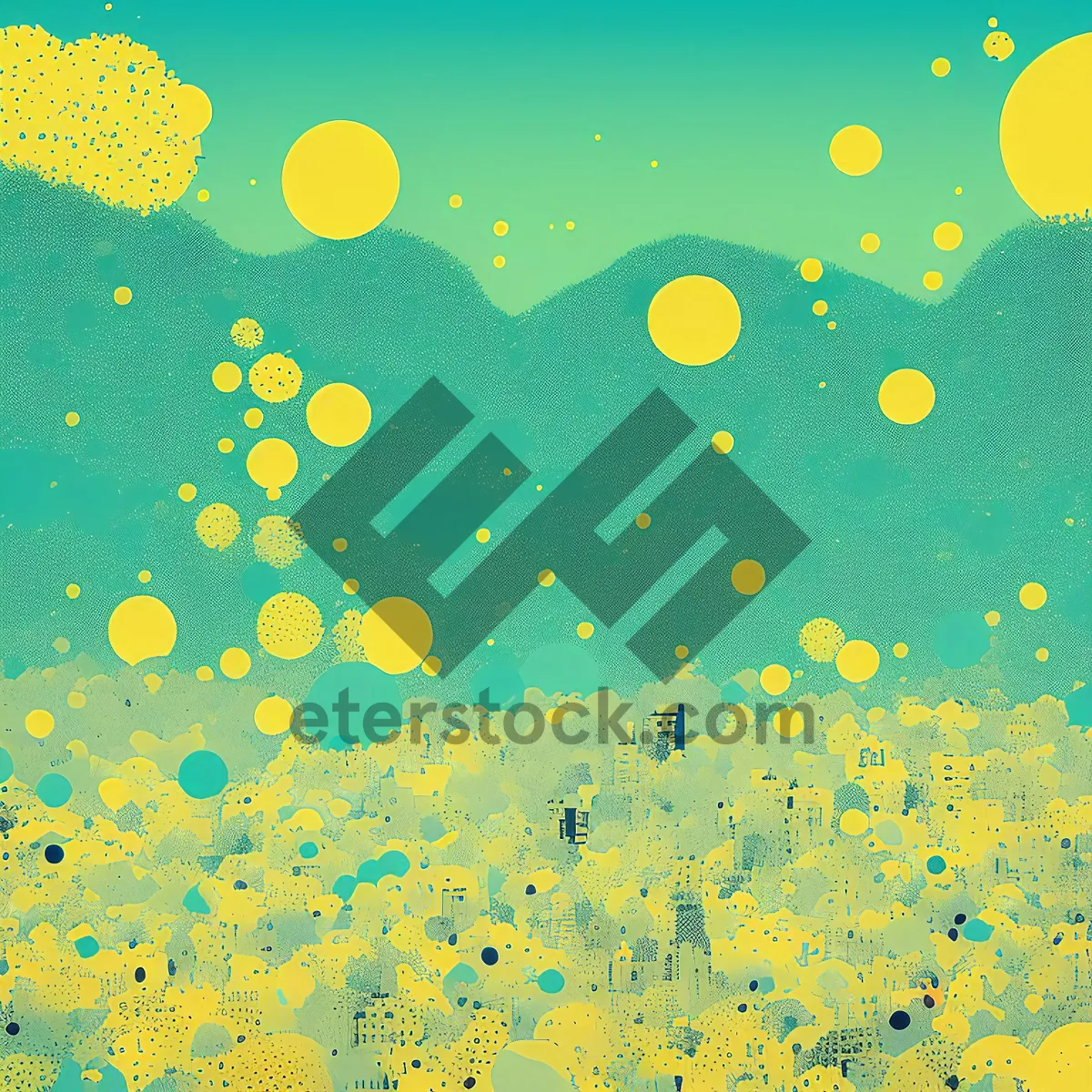 Picture of Colorful celebration confetti light design wallpaper