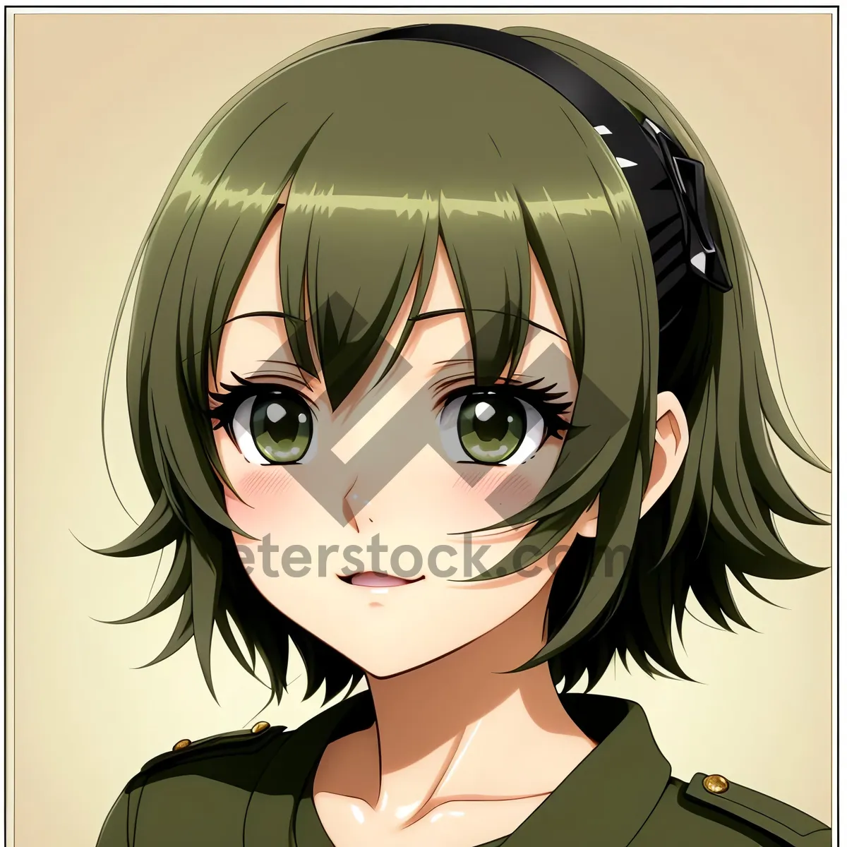 Picture of Seductive Beauty: Fashionable Portrait of a Stylish Lady